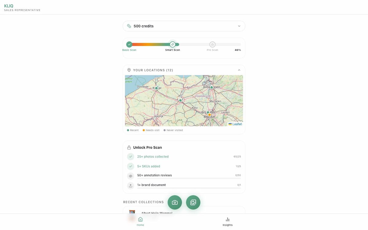 Field rep mobile app